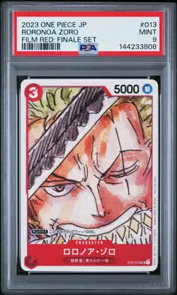 2023 ONE PIECE JAPANESE FILM RED: FINALE SET #013 RORONOA ZORO PSA 9 - Image 1