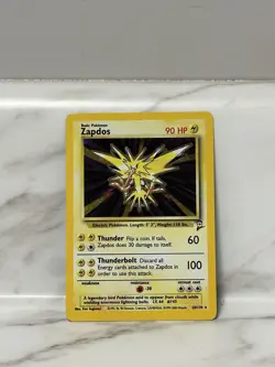 Zapdos 20/130 Holo Rare Pokemon Card Lightly Played Ships ASAP FAST Shipping! - Image 1