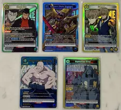 Union Arena Solo Leveling SR R ⭐ STAR LOT X5 ALEX LOUIS ARMSTRONG GENOS VINCENT - Image 1