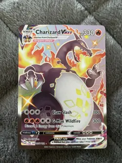 Shining Fates Shiny Vault Charizard VMAX Holo Rare Card SV107/SV122 - Image 1