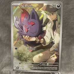 Pokemon TCG N's Zorua 189 Scarlet & Violet Promo Holo Card Journey Together - Image 2