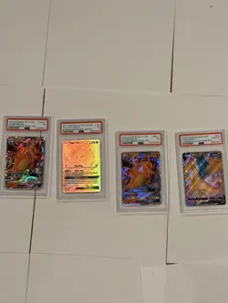 Pokemon PSA Graded 4-Card Lot Holo English Promo Charizard GX SM211 +152 - Image 1
