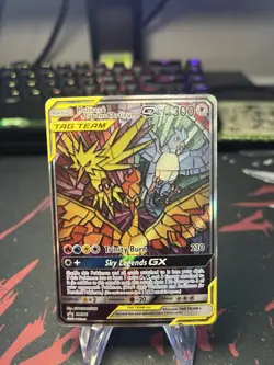 Moltres Zapdos Articuno GX Tag Team SM210 Pokemon Card Black Star Promo - Image 1