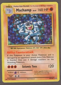 Machamp 59/108 XY Evolutions Rare Holo Fighting Pokemon Card 2016 NM - Image 1