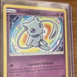 Pokemon TCG Shining Mew Holo Rare Card 40/73 Shining Legends - Image 3