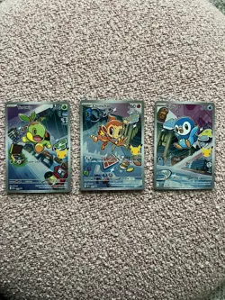 Pokemon TCG First Partner Pack Piplup Chimchar Turtwig Card Lot 040 041 042 Gen4 - Image 1
