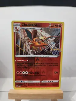 Pokemon TCG - Charizard Pokemon GO 010/078 170 HP Fire Stage 2 Card - Image 1