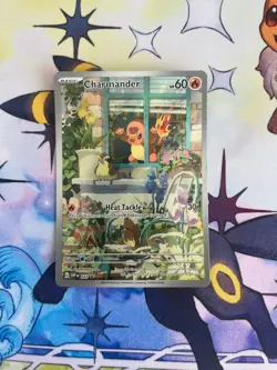 Charmander 044 Promo Scarlet & Violet Pokemon LP Card Black Star - Image 1