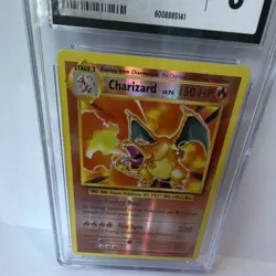 Pokemon Charizard CGC 8 Reverse Holo Evolutions 11/108 2016 HP 150 TCG Card - Image 2
