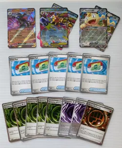 Pokemon Perfect Order Card Lot | Meowth ex Mega Starmie ex Poke Pads & More! - Image 1