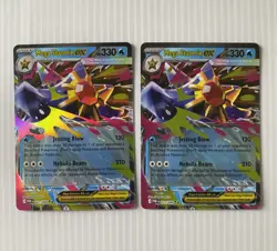 Pokemon Perfect Order Card Lot | Meowth ex Mega Starmie ex Poke Pads & More! - Image 4