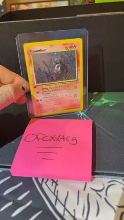 Pokemon Houndour 5/75 Neo Discovery Holo Rare 1st Edition English TCG Card - Image 4