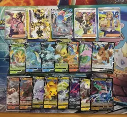 Pokemon Card Lot Full Art Alt Art Fire Glaceon Eevee Rayquaza - Image 1