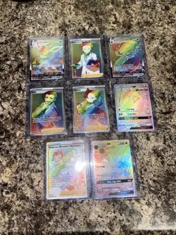 Pokemon Cards Secret Rare VMAX Rainbow Cards Bulk Deal - Image 1