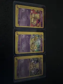 Pokemon Cards: 3 Cards Abra Kadabra & Alakazam Expedition Base Set Regular 2002 - Image 1