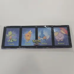 Pokemon Trading Card four card collector frame Nintendo 2004 Sealed - Image 1