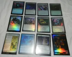 Lot of 109 Foil Magic The Gathering Cards in plastic sleeves - Image 3