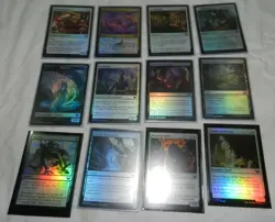 Lot of 109 Foil Magic The Gathering Cards in plastic sleeves - Image 4
