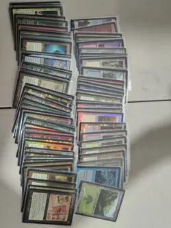 150+ MTG Card Lot Foils, All Sleeved - Image 1