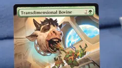 Transdimensional Bovine (Extended Art) #0274 Non-Foil TMNT NM ENG MTG - Image 2