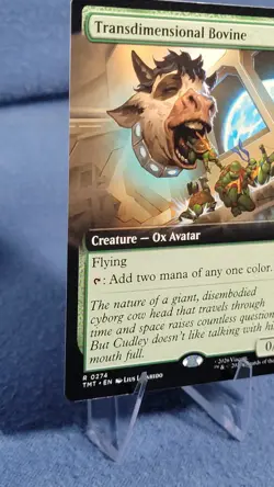 Transdimensional Bovine (Extended Art) #0274 Non-Foil TMNT NM ENG MTG - Image 5