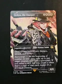 Ardyn, the Usurper (0315) (Borderless) #315 Final Fantasy FIN Magic MTG NM - Image 1