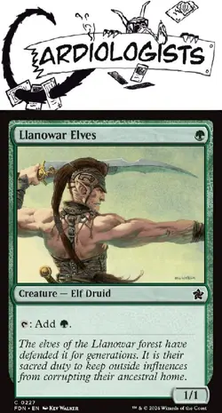 Llanowar Elves 0227 | Magic the Gathering MTG | Foundations | Common | NM - Image 1