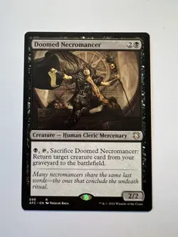 Doomed Necromancer - MTG Adventures In The Forgotten Realms: Commander - NM - Image 1