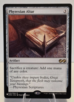 Magic the Gathering - "Phyrexian Altar" Rare, The List Reprints - Image 1