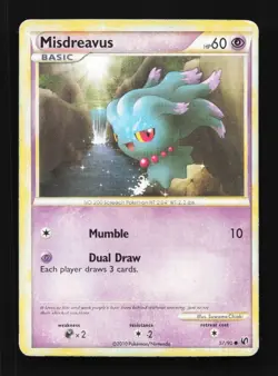 Misdreavus 57/90 HP Undaunted English Pokemon Card TCG - Image 1