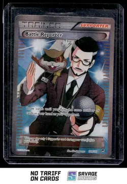 2014 Pokemon XY - Furious Fists Battle Reporter #109/111 Rare Ultra - Image 1