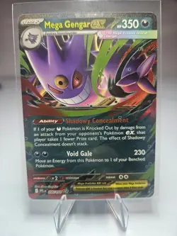 Mega Gengar EX Phantasmal Flames 056/094 Pokemon TCG Double Rare Mega Evolution - Image 1