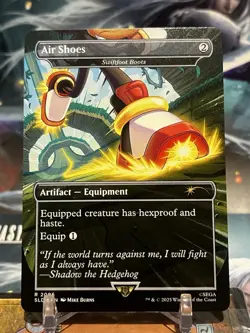 MTG | Air Shoes - Swiftfoot Boots [Secret Lair Sonic] Non-Foil - Image 1