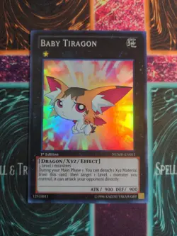 Yu-Gi-Oh! Baby Tiragon NUMH-EN051 1st Edition Super Rare NM - Image 1
