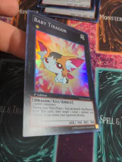 Yu-Gi-Oh! Baby Tiragon NUMH-EN051 1st Edition Super Rare NM - Image 2