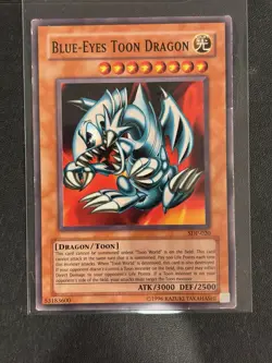 Yu-Gi-Oh! Blue-Eyes Toon Dragon SDP-020 Starter Deck Pegasus Unlimited Common K… - Image 1