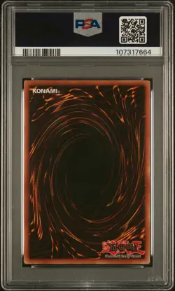 2002 YU-GI-OH! LEGEND OF BLUE EYES WHITE DRAGON 1ST EDITION #052 DARK HOLE PSA 3 - Image 2