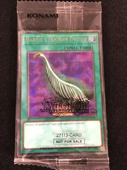 Yugioh Sealed Harpie's Feather Duster EDC1-EN001 Secret (NM) - Image 1