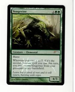 Vengevine. World Cup Qualifiers Promo. Foil. NM. MTG. Magic the Gathering. - Image 1