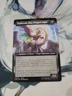 1x Sephiroth, Fabled SOLDIER (Extended Art) MTG Final Fantasy Regular NM-M 0451 - Image 2