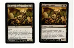 Hellcarver Demon X 2. Rise of the Eldrazi. NM. MTG. Magic the Gathering. - Image 1