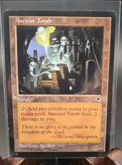 MTG Ancient Tomb Tempest Regular Lightly Played - Image 1