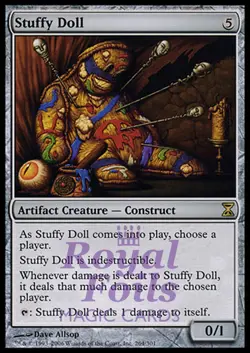 Stuffy Doll 1x FOIL TSP MTG Time Spiral Rare VF+ artifact - Image 1