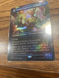 MTG FOIL {Phyrexian Germ Token} {Tamiyo, Seasoned Scholar Emblem & Inq Studnt - Image 3