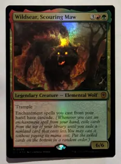 Wildsear, Scouring Maw Commander: Bloomburrow Foil MTG MYTHIC - Image 1