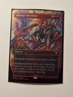 Disrupt Decorum #1067 (Foil) NM Launch Party & Release Event Promos Magic MTG NM - Image 2
