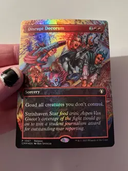 Disrupt Decorum #1067 (Foil) NM Launch Party & Release Event Promos Magic MTG NM - Image 3