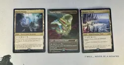 Lot Of Rare MTG Triome Lands - Zagoth Triome (Showcase) + Raugrin and Ketria - Image 1