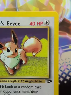 Pokemon TCG Gym Challenge 1st Edition Lt Surge's Eevee 051/132 WOTC 2000 NM/M NP - Image 3