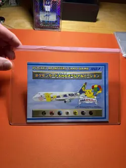 1999 ANA Airlines Pokemon Promos with folder Pikachu Dragonite - Image 5